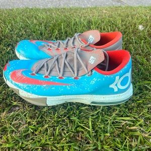 Kevin Durant Maryland Blue Crab Shoes Size 10.5